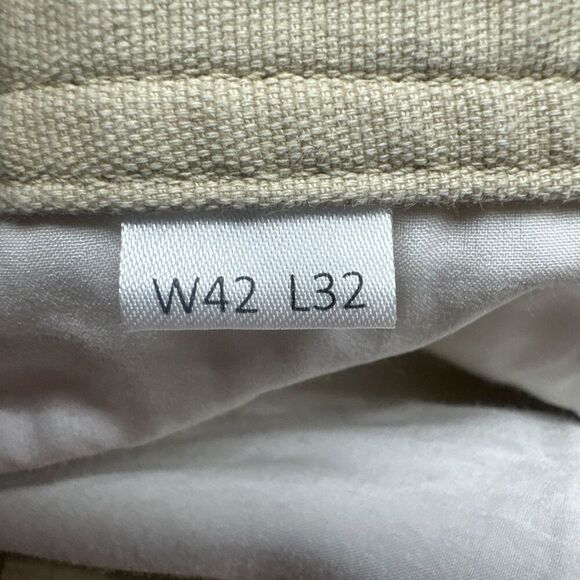 Genteal Billings Pants Classic Fit 5 Pocket Stretch Canvas Mens Size 42x32 Khaki - Picture 12 of 12